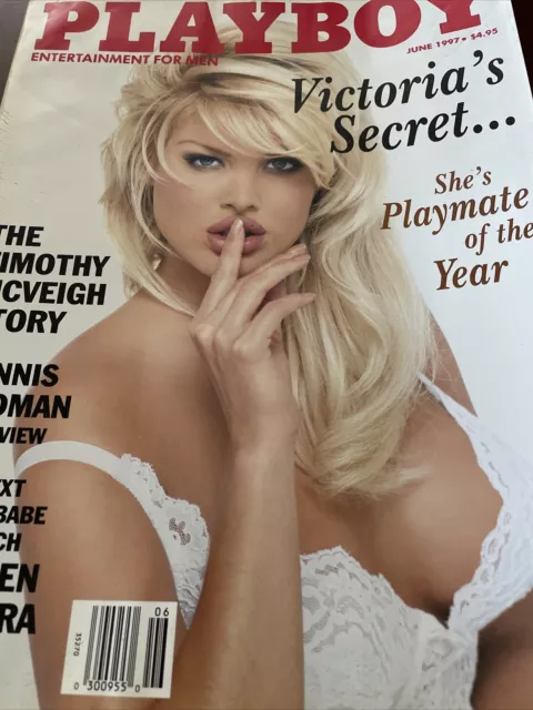 Play Boy Magazine June 1997 Victoria Silvstedt PMOY