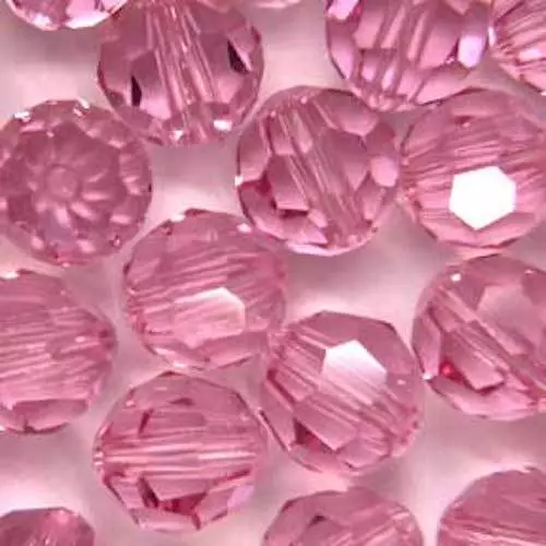 Pour 20 Cristaux Swarovski Elements Original 8mm 8 MM Round Perle Lumière Roses