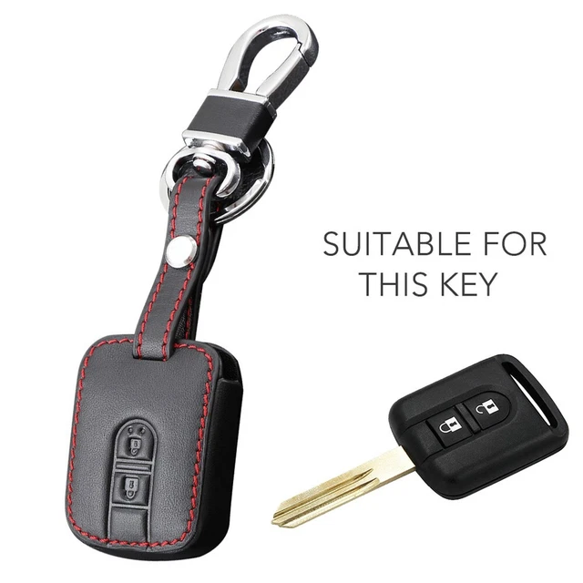 Étui à clés noir housse de voiture pour Nissan Qashqai Micra Navara protectio