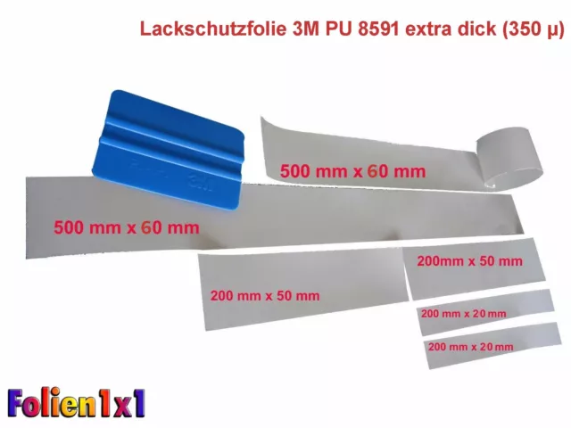 BIKE + KFZ Lackschutz Set extra dick 350mµ transparente Folie sowie Rakel  von 3M EUR 17,99 - PicClick DE