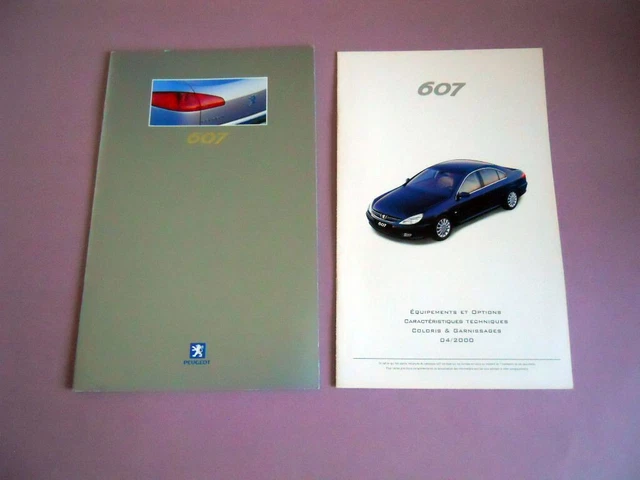 PEUGEOT 607 BERLINE premium brochure catalogue documentation - édition ...