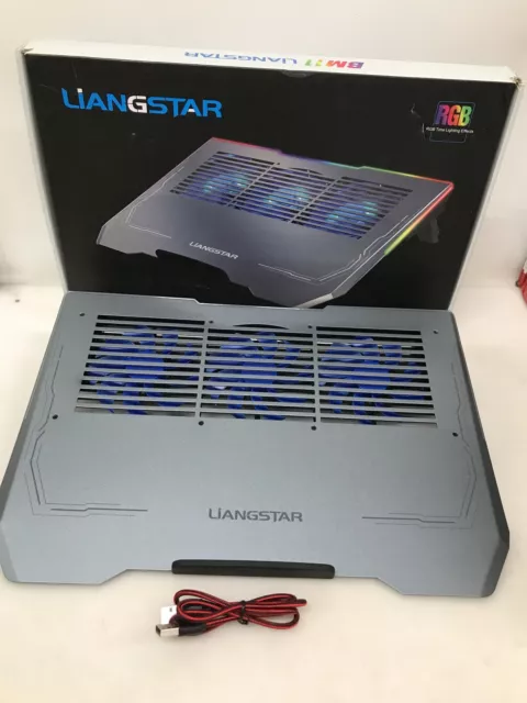 LIANGSTAR Laptop-Kühlpad 30,5 - 43,8 cm, 3 Ventilatoren, Laptop-Kuehlpad