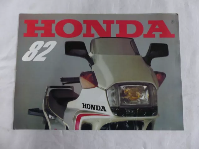 prospectus catalogue moto scooter  :  HONDA gamme 1982