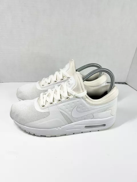 Nike Air Max Zero White & Cream Running Shoes Size Women’s 7.5 Youth 6 Sneakers