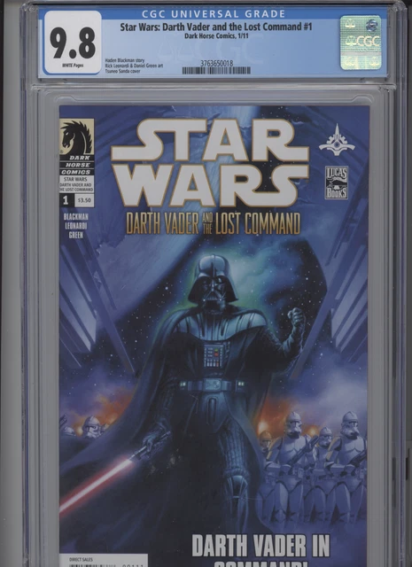 Star Wars Darth Vader And The Lost Command #1 Mt 9.8 Cgc White Pages Sanda Cover Star Wars Darth Vader And The Lost Command #1 Mt 9.8 Cgc White Pages Sanda Cover