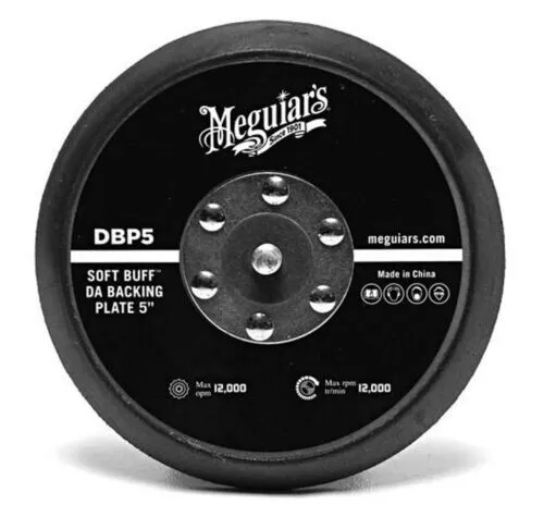 Meguiars DBP5 Soft Buff DA Polisher Backing Plate (5", 5/16"-24 Spindle)