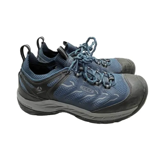 Keen Flint II Sport Work Shoes Carbon Fiber Toe Women's Size 10 M MSRP $165 Blue