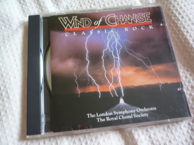 WIND OF CHANGE CLASSIC ROCK: LSO: 13 TRACKS CD: 1991: MIT INLAY: ausgezeichnet