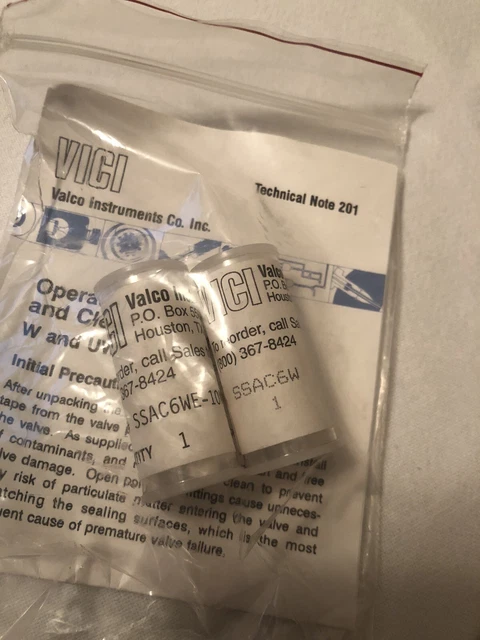 VICI-Valco Rotor Seal SSAC6W,  C6W Valve - NEW
