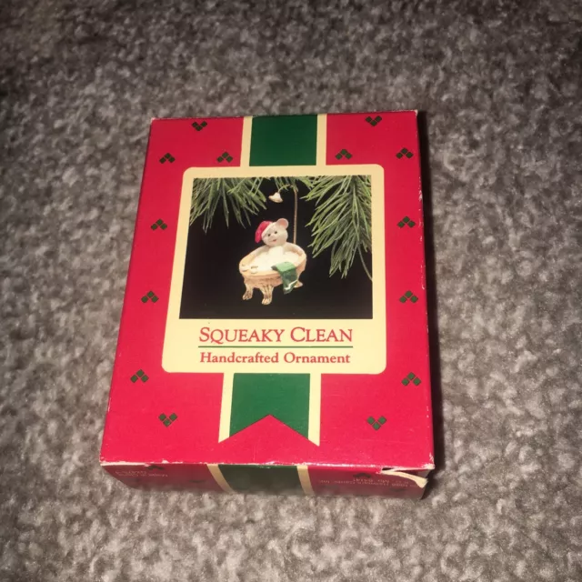 New in Box 1988 Hallmark Keepsake Ornament Squeaky Clean