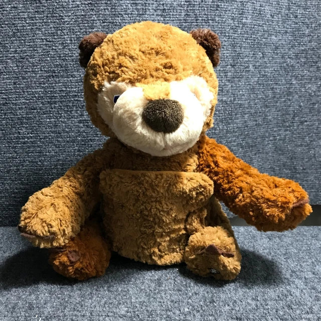ZOOBIES ERIC CARLE Brown Bear Brown Bear Plush Teddy Bear Story Book