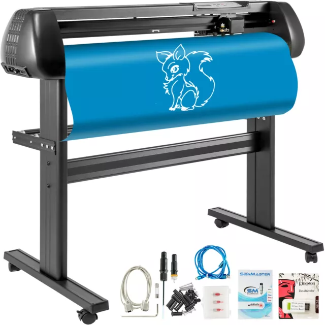 VEVOR Plotter de Découpe Vinyle Traceur Coupe de 720 mm avec Logiciel SignMaster