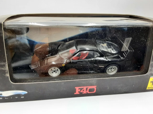 Ferrari F40 Hot Wheels P9932 1/43 Noire - édition Limitée 10000 Pièces - Neuve