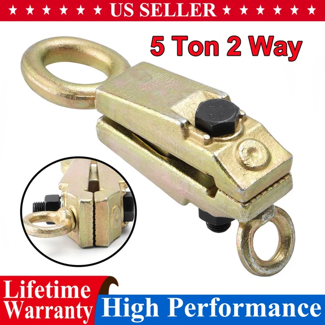 5 Ton 2 Way Auto Body Repair Tool Frame Dent Puller Self-tightening Pull Clamp
