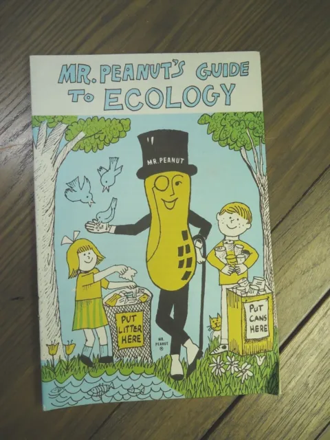 Vintage advertising booklet Mr Peanut's Guide to Ecology collectible food ad