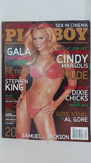 Playboy Magazine  December 2006 Stephen King Cindy Margolis Dixie Chicks
