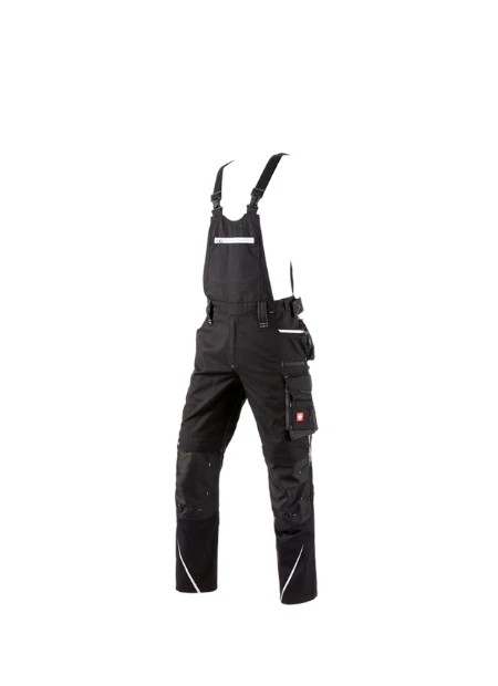 Engelbert Strauss Latzhose e.s.motion 2020 / NEU & OVP / Gr. 50 / Schwarz-Platin