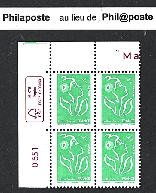 Bloc De 4 Timbres France - Marianne Du Bicentenaire - N°2617-2626 - Neufs