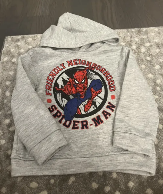 Spiderman hoodie, toddler size 2T