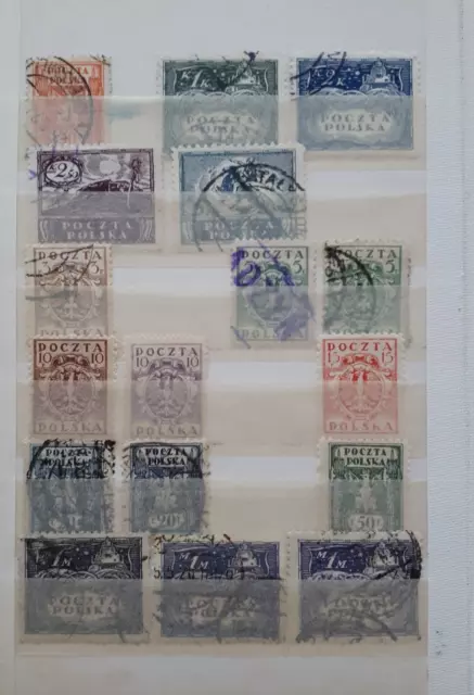 Polen Briefmarkensammlung gestempelt/ungebraucht im kleinen Album 3