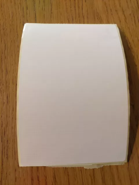 50 X Blank White Sticker Labels 10x15cm Graffiti Art Office