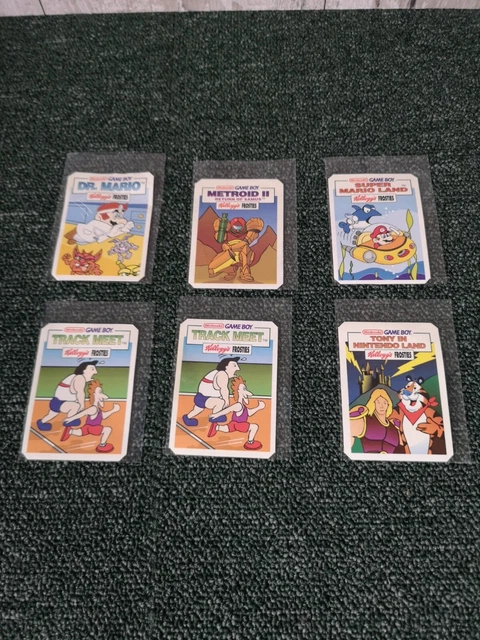 Kellogg's Frosties Nintendo Game Boy Scratch + Collector Cards Job Lot