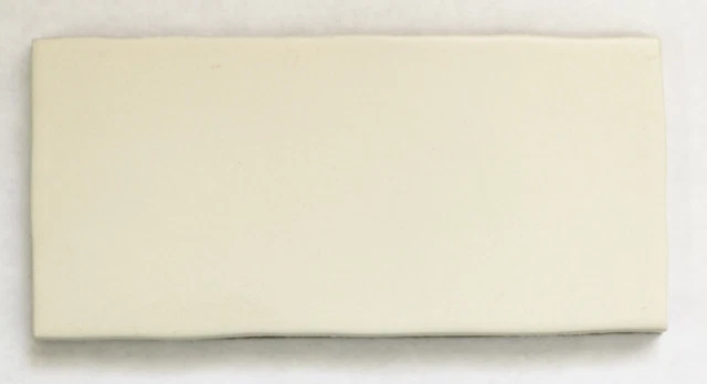 3" x 6" Tile White Almond Matte Kitchen Vintage Ceramic C#313 1 Pc