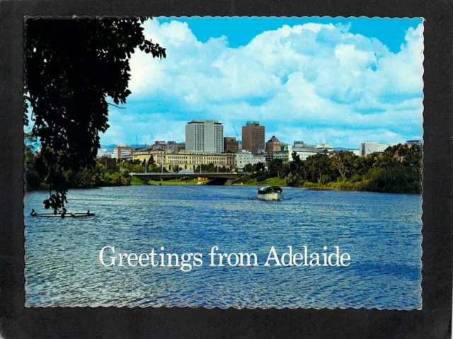 B1682 Australia SA Adelaide Popeye Boat River Torrens postcard
