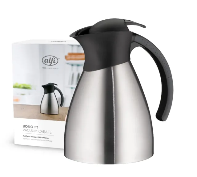 Alfi Bono Insulated Thermos Can 1.0 L Matted Stainless Steel 1,0 l Metal