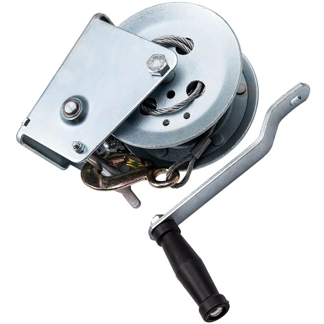1136kg Treuil manuel Treuil à câble Treuil à main pour remorque auto bateau