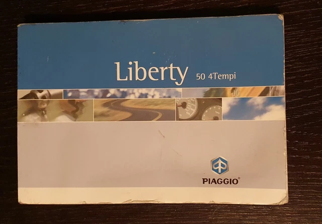 MANUALE D'USO E Manutenzione Piaggio Liberty 50 tempi EUR 15,00