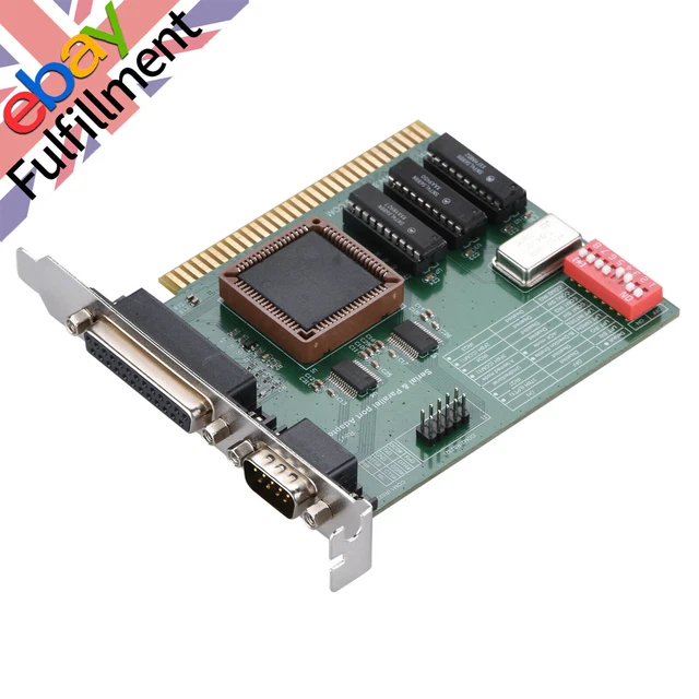 PC ISA RS232 Serial&Parallel Port Expansion Card ISA COM1 COM2 LPT Card ...