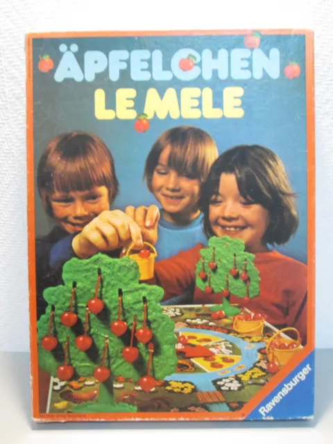 Äpfelchen / Le Mele von Ravensburger 1979 - komplett - Lernspiel - ab 4 Jahren