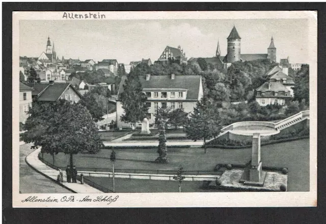 AK Allenstein Ostpreußen, Am Schloß, Stadtansicht