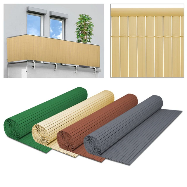 Brise Vue Pour Balcon 90 X 800 Cm Vent Protection UV Protection Pare Vue Pour Balcon Avec Attaches De Câble Pour Balcons Clôtures, Gris