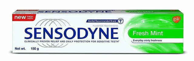 Pasta de dientes Sensodyne Sensitive fresca como nueva - 150 gm