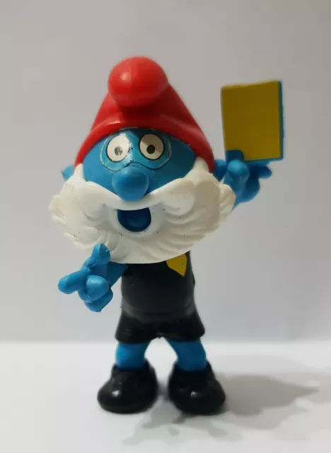 U-Ei Componibili Kinder Egg Steckiguren Puffi Smurfs Arbitro Senza Fischietto