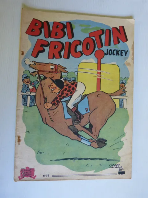 BIBI FRICOTIN jockey n° 19 en réédition papier ancienne