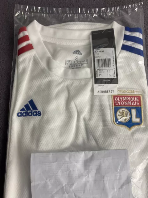 adidas Olympique Lyon 2020/2021 Damen Trikot Heim Weiß Neu OVP Größe S