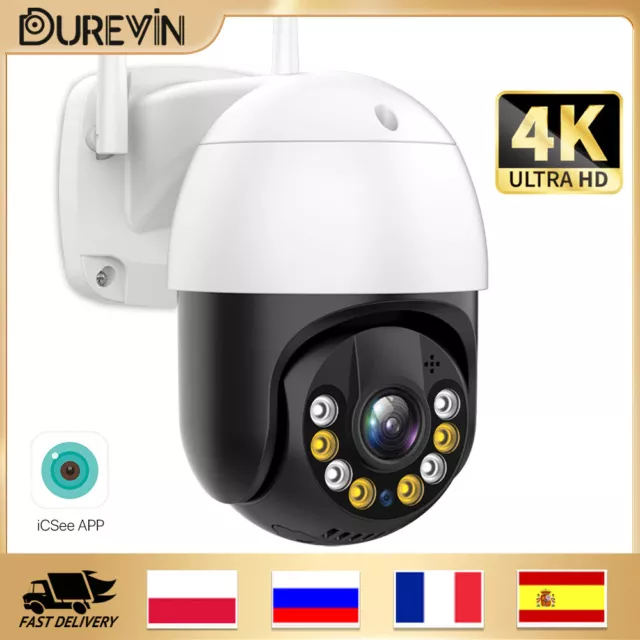 caméra de surveillance extérieur PTZ IP WIFI 4K 8MP Smartphone suivi P2P onvif 2