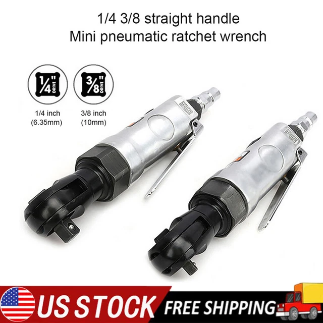 1/4" 3/8" 20N Heavy Duty Air Ratchet Wrench Torsion Drive Spanner Pneumatic US