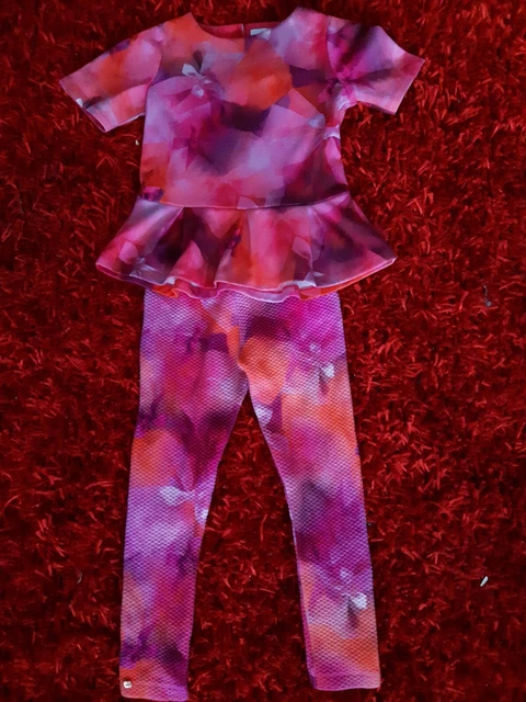 Set top e leggings per ragazze TED BAKER. Poco usato età 5/6 anni
