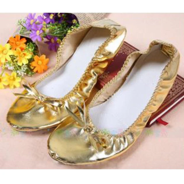 Leather Belly Shoes Dance Shoes yoga gymnastiquenastique Shoes for Wedding,