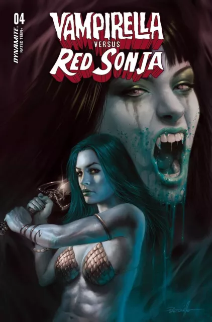 Vampirella Vs Red Sonja #4  Variant Lucio Parrillo Ultraviolet Cover