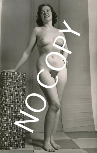 Foto Arte Aktfoto Donna Nudo Donne Art Circa 1960.