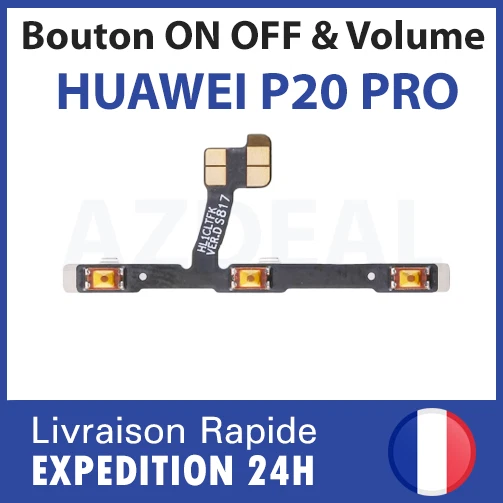 Bouton Power Volume Pour Moto G24 - Nappe Flex - Noir - Générique - Neuf