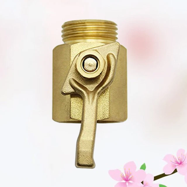 Anschluss Für Gartenschläuche Absperrventil Aus Messing Schlauch Alles Bronze