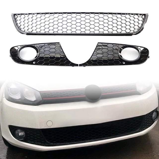 Griglia fendinebbia griglia fendinebbia anteriore a nido d'ape per VW Golf/Jetta MK6