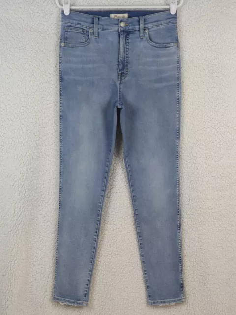 Madewell 10" High-Rise Skinny Blue Jeans Womens Size 29 Fit: 30x27.75 Denim