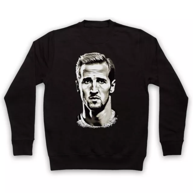 Kane Illustration Tribute Football Soccer Hero Legend Adults Unisex Sweatshirt